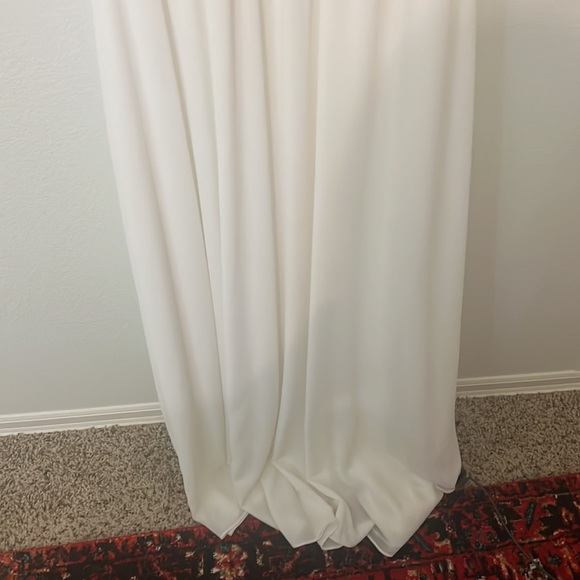 Lulu's Forever and Always Lace White Maxi Dress Medium - Picture 4 of 5